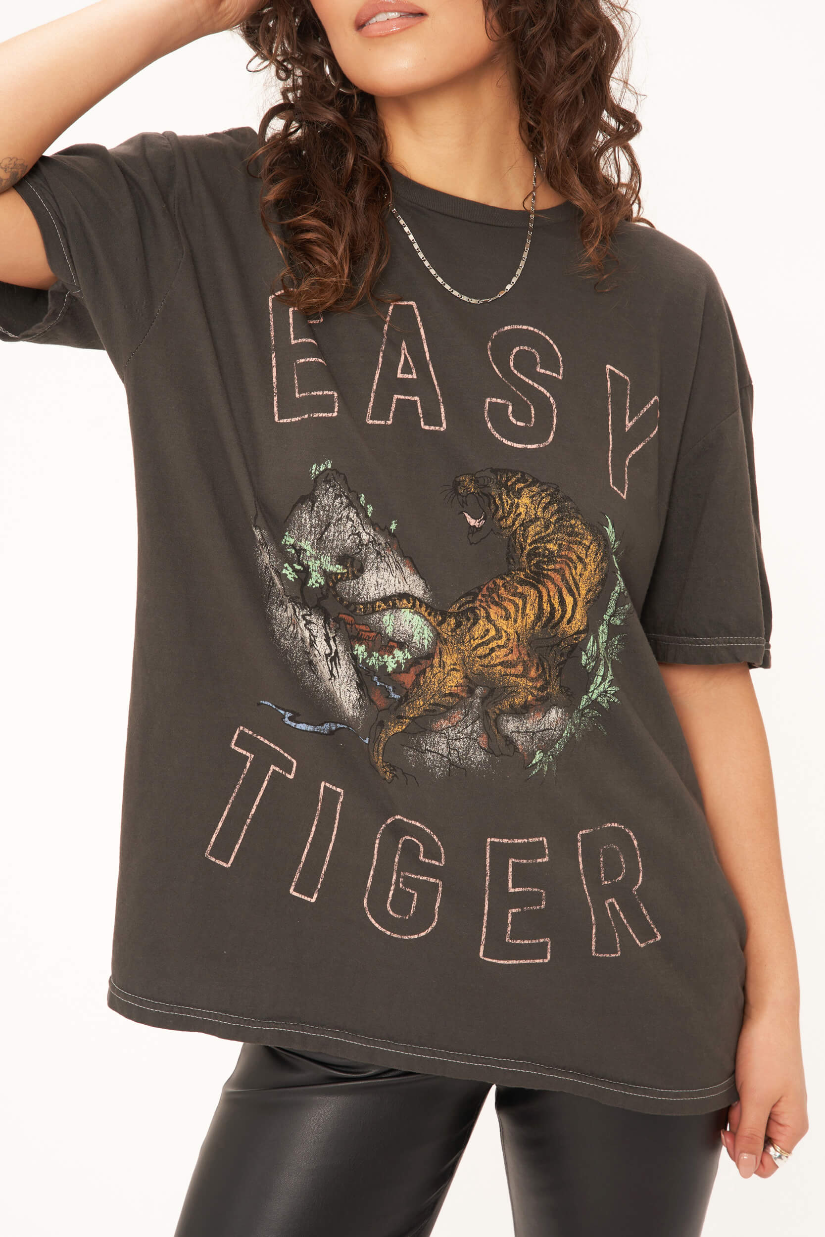 Tiger Graphic Chic Sport T shirt Quick Dry Lapel Collar - Temu United  Kingdom